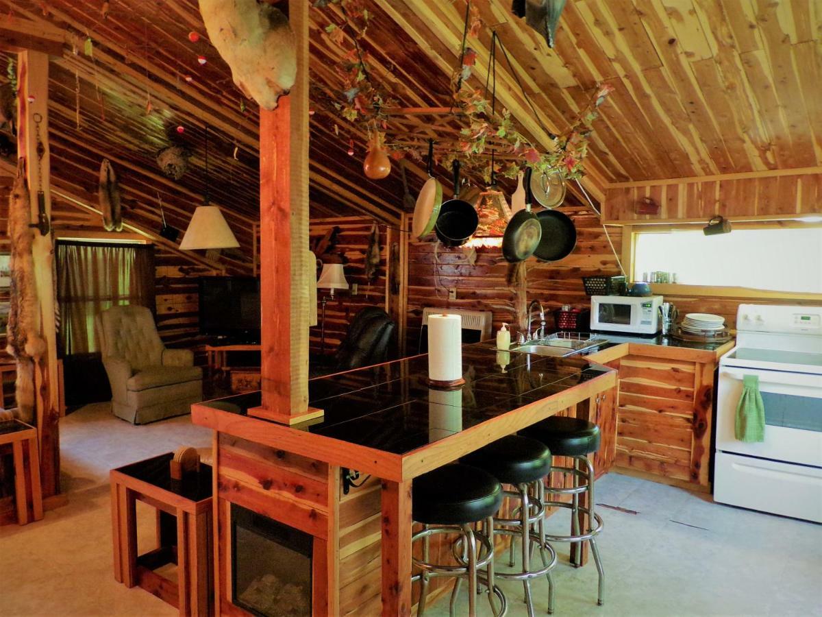 Cedar Cabin Located On A Buffalo Farm Marshall المظهر الخارجي الصورة