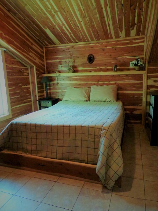 Cedar Cabin Located On A Buffalo Farm Marshall المظهر الخارجي الصورة